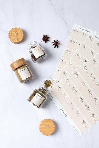 Herb + Spice Label Set [Classic Design]