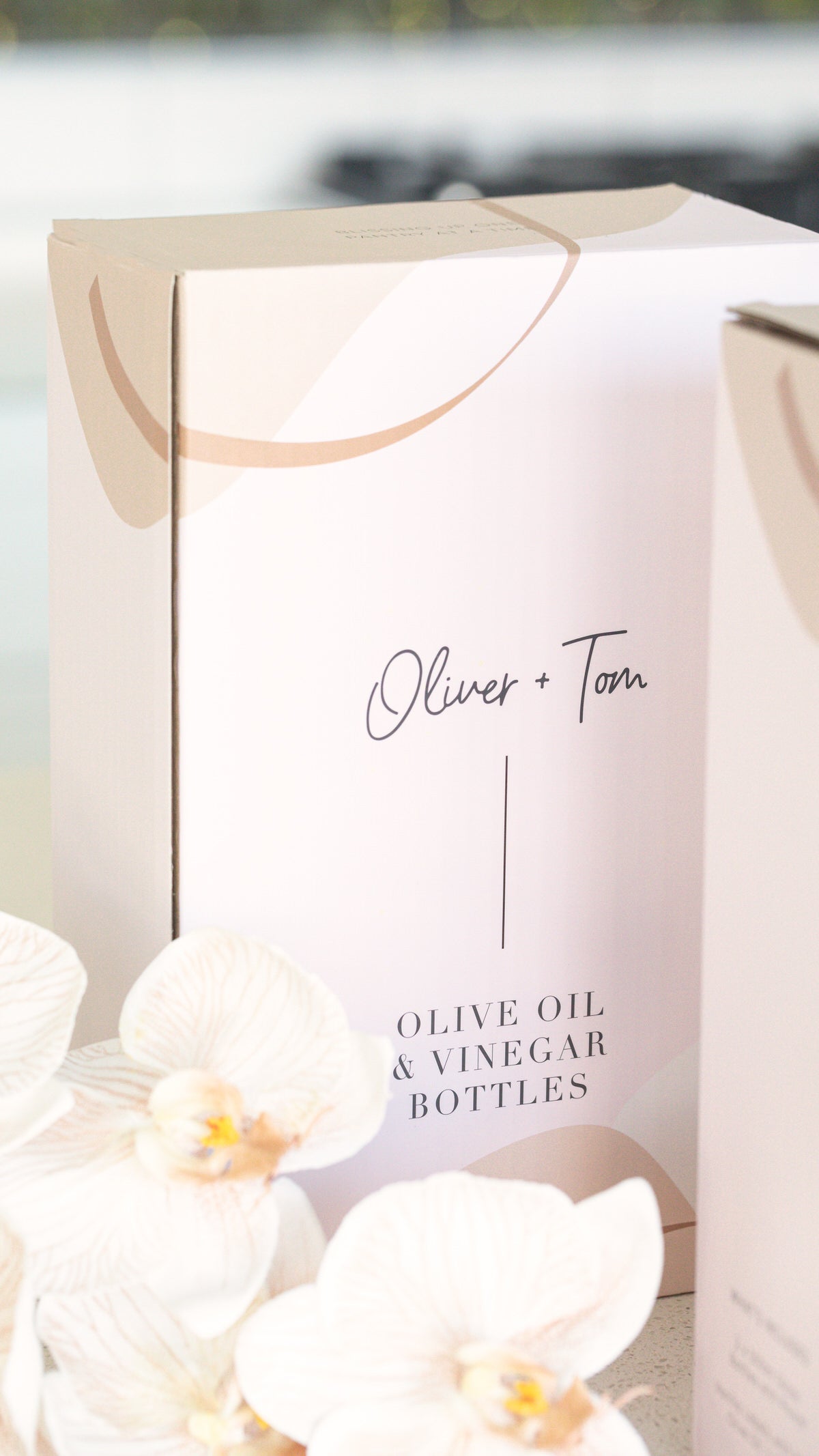 Olive Oil + Vinegar Glass Pourers