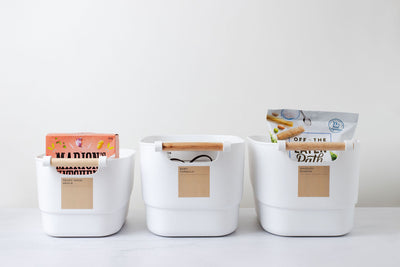 Pantry + Organising Tub Labels Set [Rustic Design]