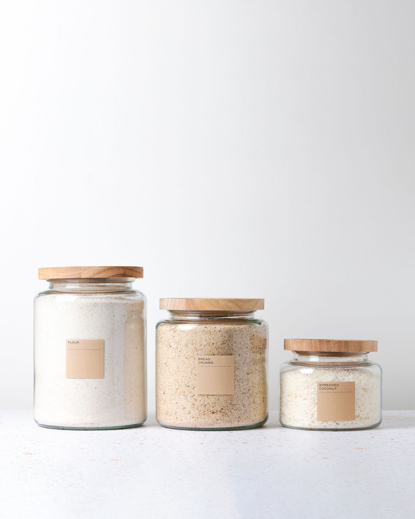 Pantry + Organising Tub Labels Set [Rustic Design]