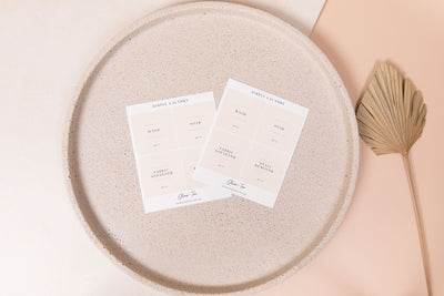 Simple Laundry Label Set [Signature Design]